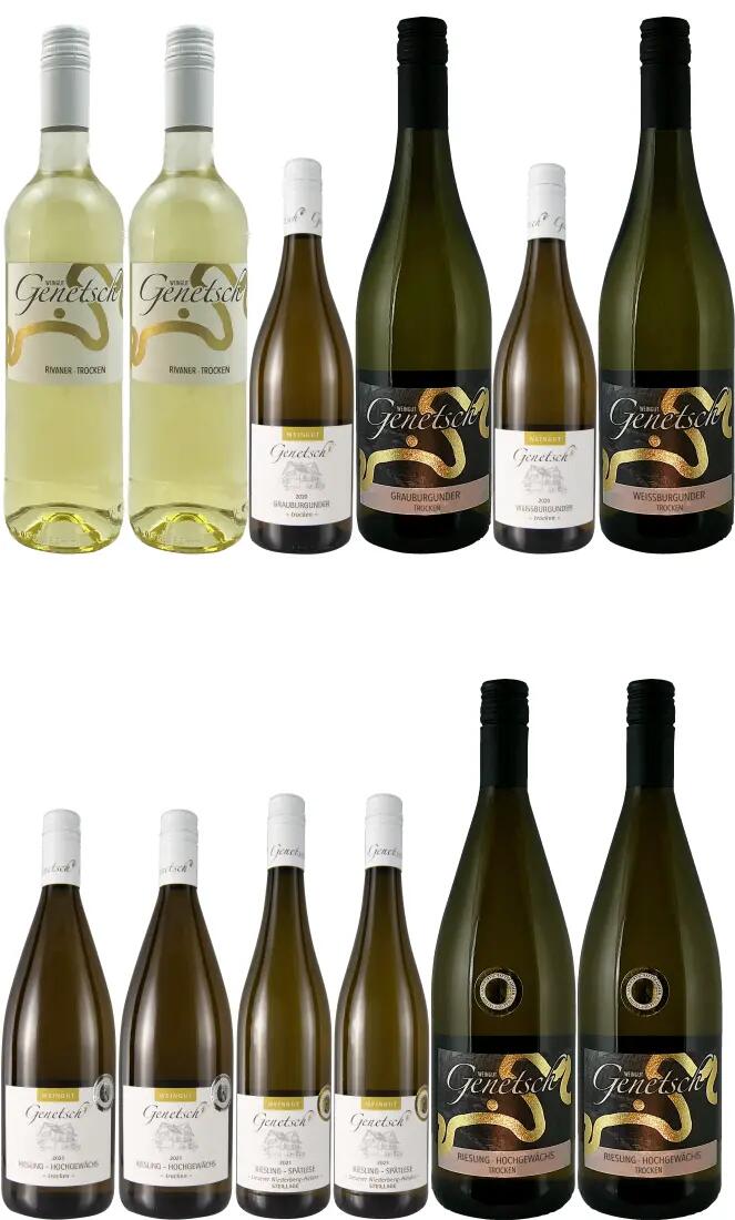 trocken - von RIVANER über GRAUBURGUNDER bis zu Steillagen-RIESLINGE