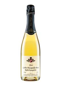 Gelber Muskateller brut Sekt Weingut Minges