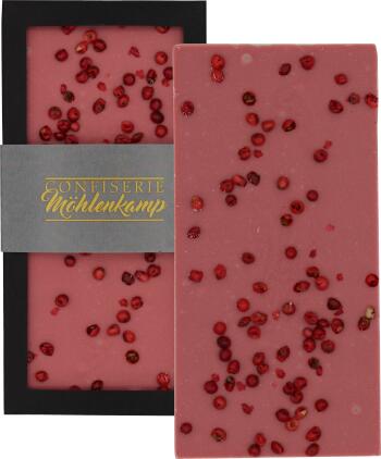 Rubyschokolade Pfeffer 90g | Confiserie Möhlenkamp