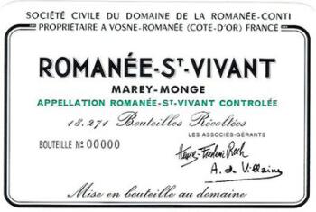 2015 Romanée St. Vivant