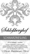 2016 Schwarzriesling Rotwein trocken