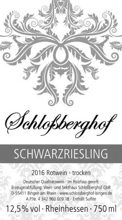 2016 Schwarzriesling Rotwein trocken