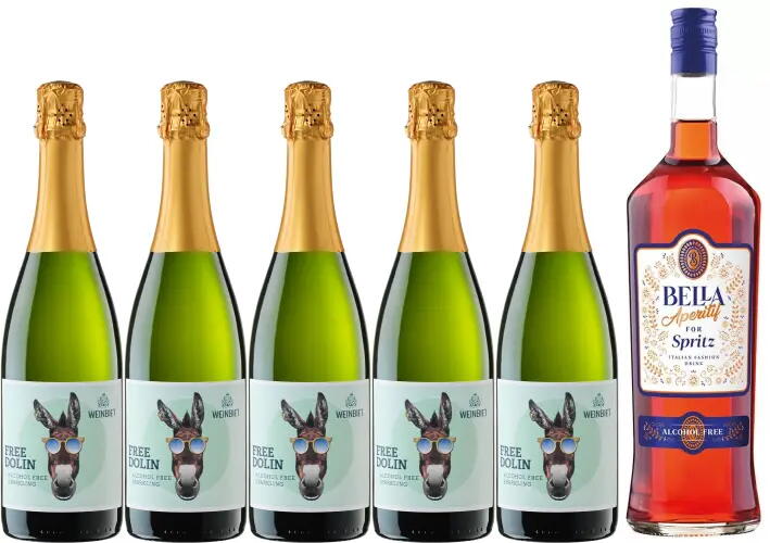 Bella Aperitif for Spritz und Freedolin Alcoholfree Sparkling im Sparpaket